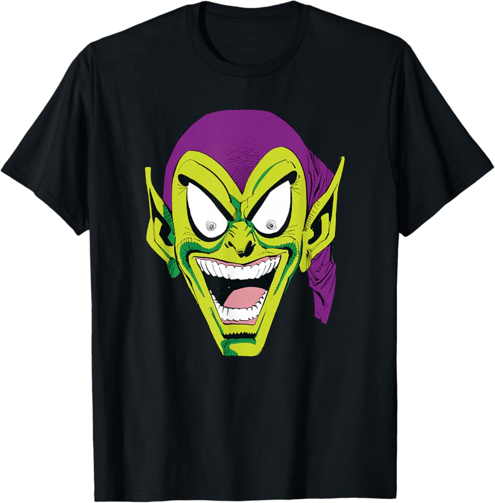 GOBLIN tシャツ Lサイズ Amazon.com: Marvel Comics Retro Green Goblin Spidey Villain Big